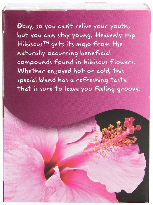 Now Foods Tea Bags, Heavenly Hip Hibiscus, 24 Count, 1.7 oz N68