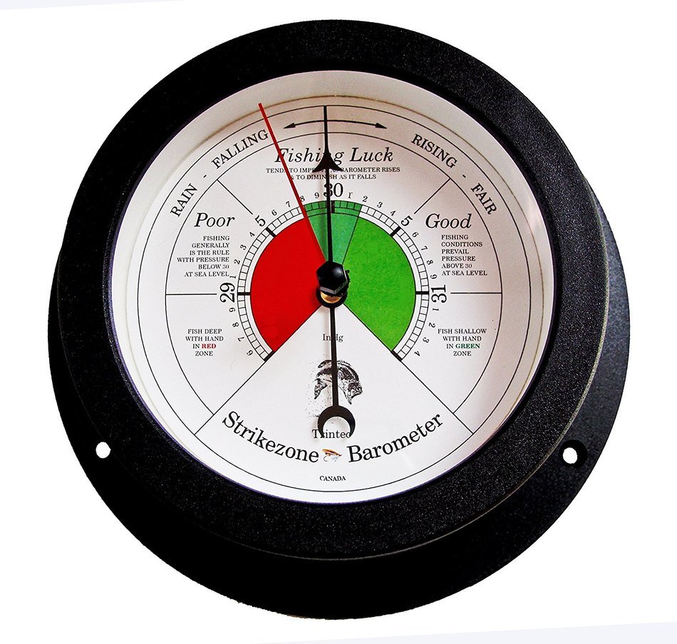 Trintec Nautical Marine Vector Collection Fishing Barometer (White Dial) VEC-04W-FB Indicator N3