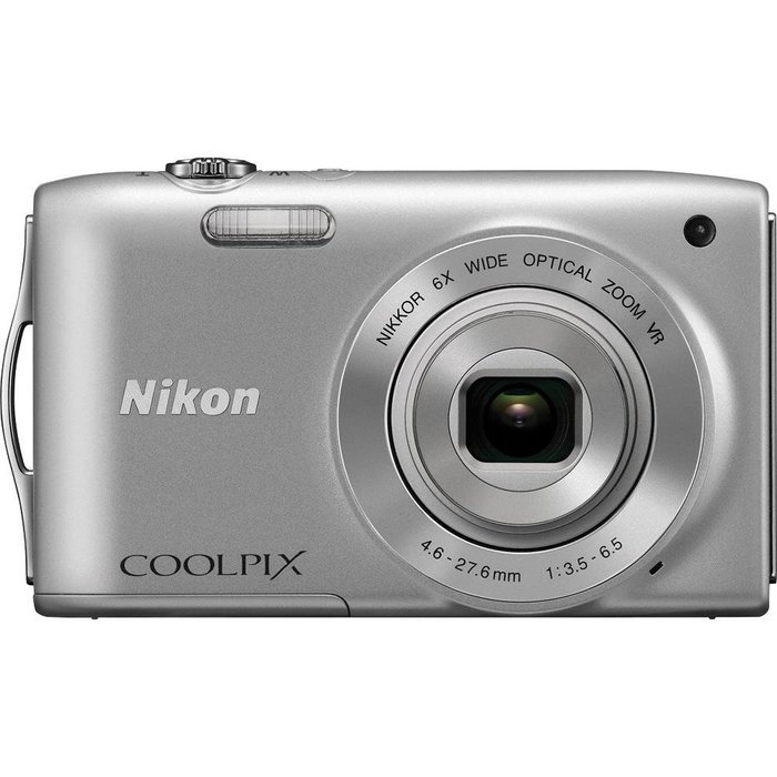 Nikon COOLPIX S3300 16 MP Digital Camera with 6x Zoom NIKKOR Glass Lens and 2.7-inch LCD (Black) N2
