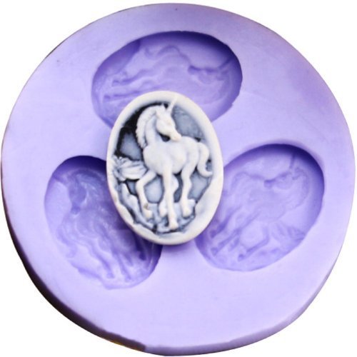 Longzang mini Horse F0109 Fondant Mold Silicone Sugar mold Craft Molds DIY gumpaste flowers Cake Decorating