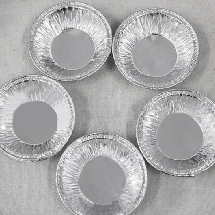 DUFUSTORE 5pcs Egg Tart Aluminum Cupcake Cake Cookie Pudding Mold Tin Baking Tool