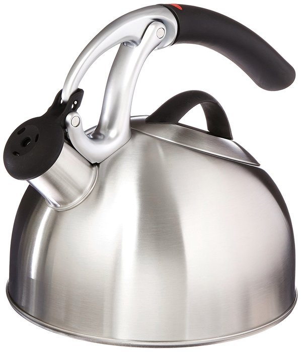 OXO Good Grips Uplift Tea Kettle, Induction Compatible, Polished N4
