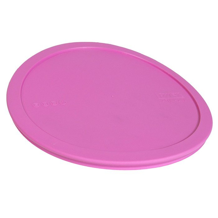 Pyrex 325-PC Pink 10-inch Dia. Plastic Lid for 2.5-Quart (2.3L) Mixing Bowl (2-Pack)