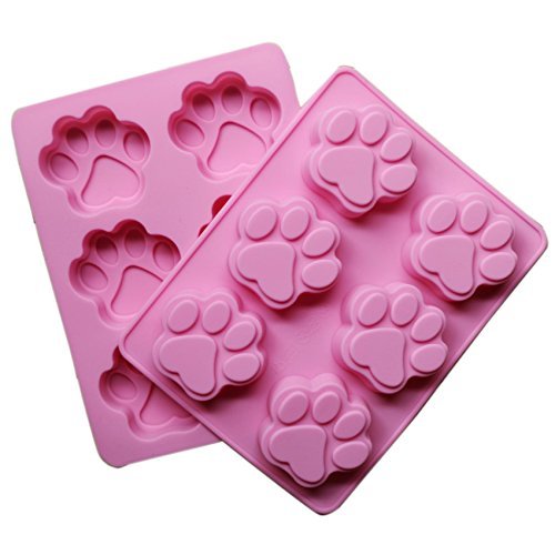 Diy Jelly Ice Cube Silicone Cake Candy Chocolate Lovely Cat Footprint Flex Making Molds Moulds N2