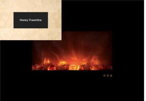 Modern Flames AL40CLX-HT 40" Ambiance Recessed / Wall Mount Electric Fireplace