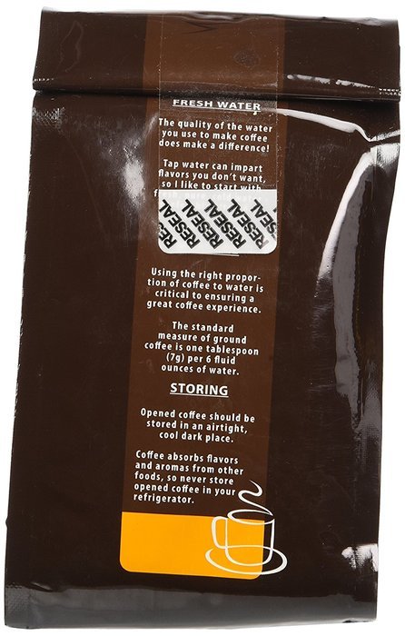 Christopher Bean Coffee Flavored Decaffeinated Ground Coffee, Butter Pecan, 12 Ounce