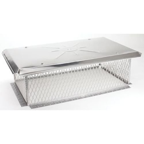Gelco Multi-Flue 3/4" Mesh Cap with 4" Overhang - 15" x 30" x 16"