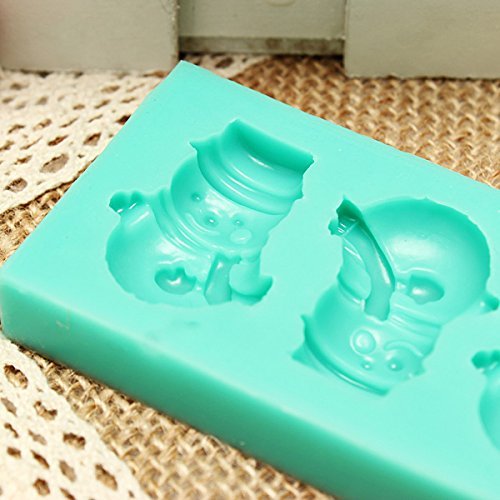 Christmas Snowman Silicone Chocolate Jelly Cake Mold