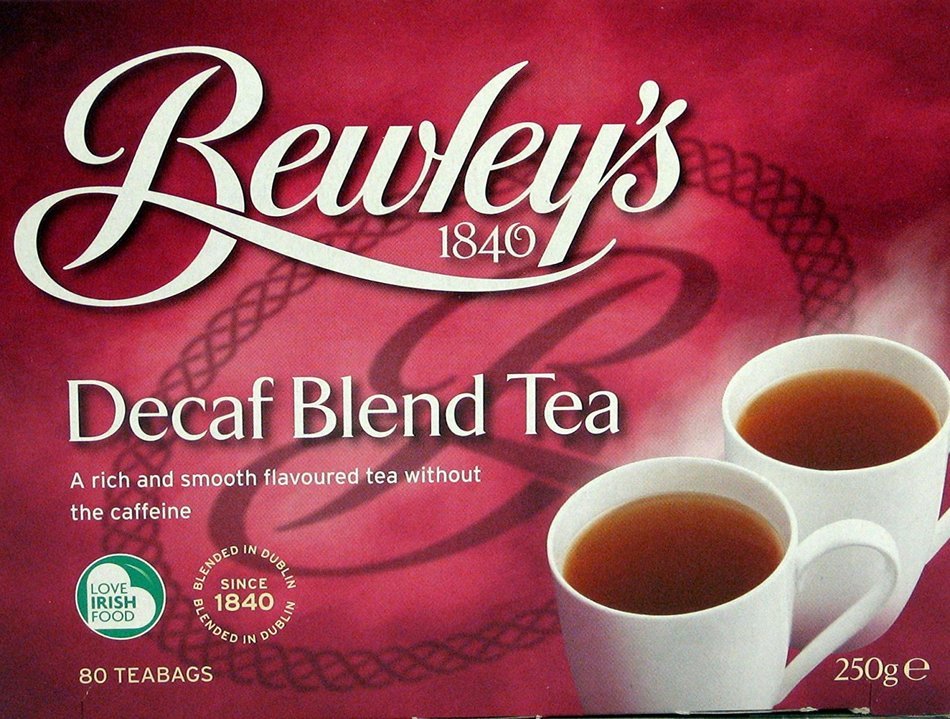 Bewley's Decaf Blend Tea Bags, 250 gram, 80 Tea Bags