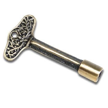 Antique Brass Victorian Gas Key