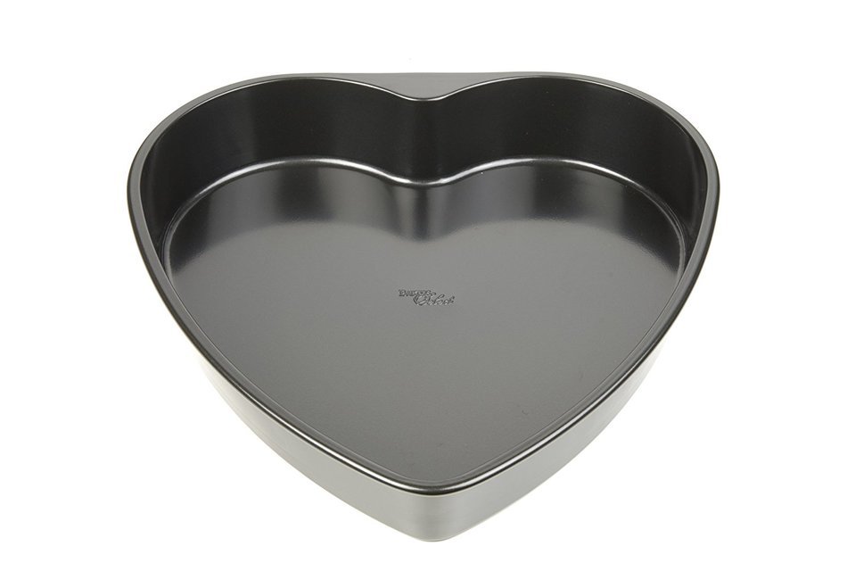 Bakers Select Nonstick Heart Shaped Pan, 8*7.5*1.5 Inch N3