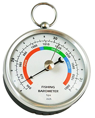 Ambient Weather DHR70B-STAINLESS Handheld Fishing Barometer