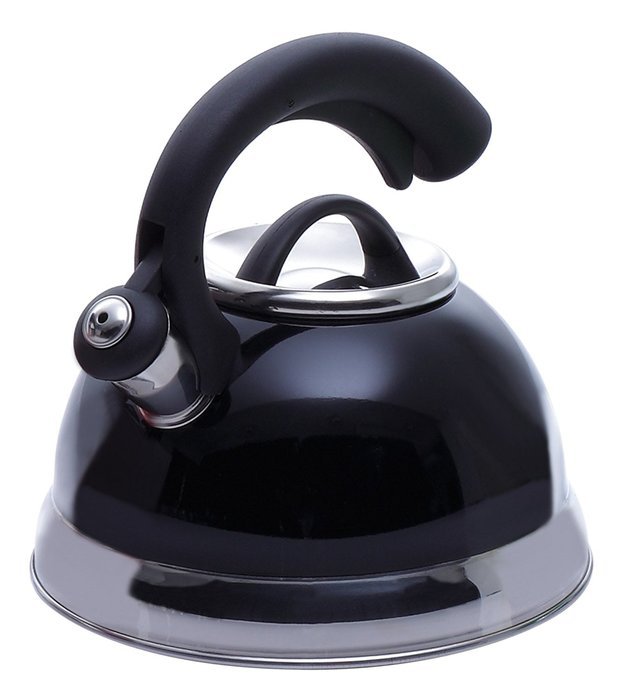 Creative Home 77040 Symphony Plum Over Stainless Steel Body Whistling Tea Kettle with Capsulated Bottom, 2.6-... N6