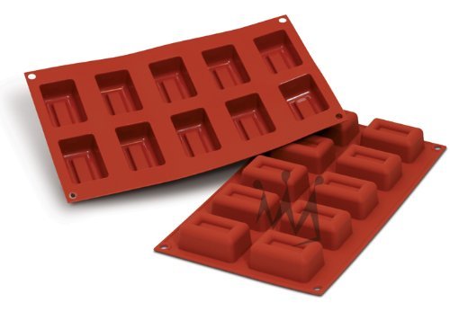 Professional Silikomart Uniflex Medium Lingotto Silicone Mold Baking Pan