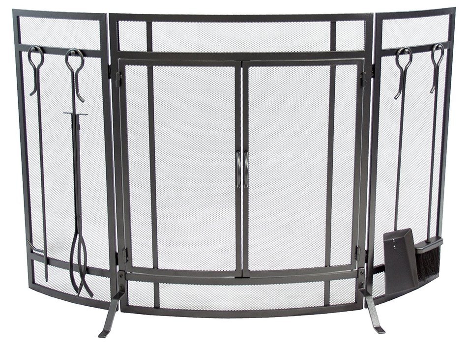 Pleasant Hearth FA498ST Curved Screen With Tools