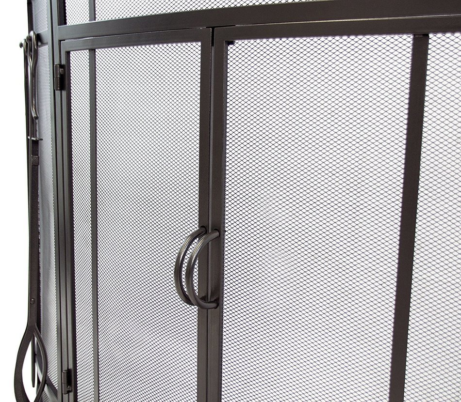Pleasant Hearth FA498ST Curved Screen With Tools N2