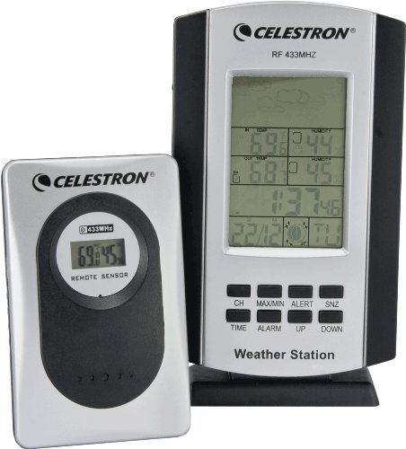 Celestron 47001 Compact Weather Station (Black/Silver) (Discontinued by Manufacturer)