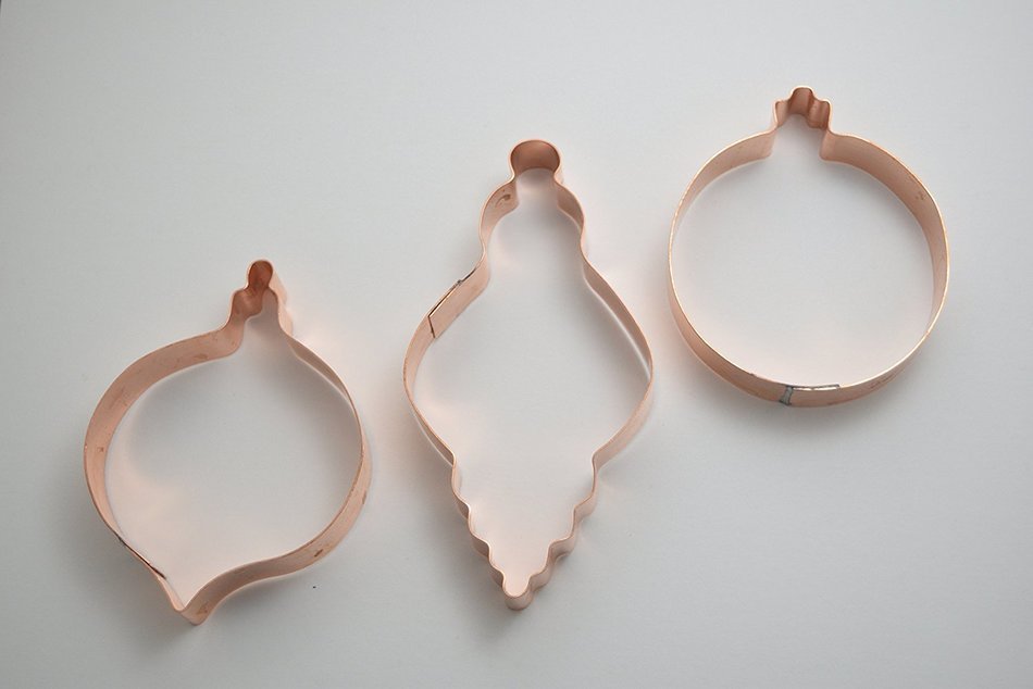 Trio of Vintage Style Christmas Ornament Cookie Cutters