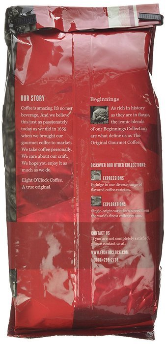 Eight O'Clock The Original Whole Bean Coffee, 24 Ounce