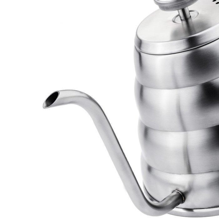 M&C 1.2L Pour over Coffee Kettle with Built-In Thermometer | Gooseneck | Premium Stainless Steel N2