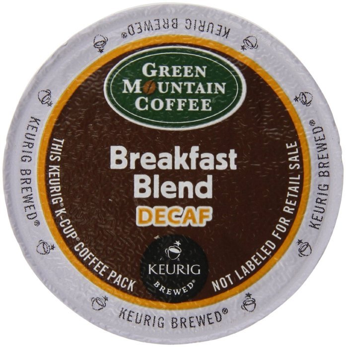 Keurig, Green Mountain Coffee, Breakfast Blend Decaf, K-cup Counts, 50 Count