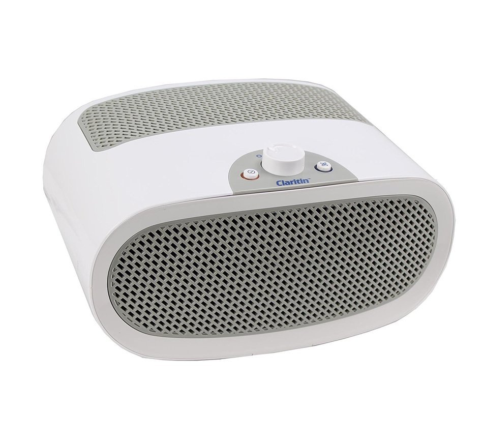 Claritin True HEPA Desktop Air Purifier, White