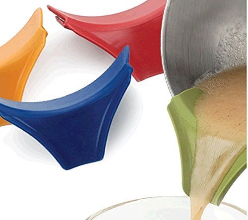 RSVP Silicone Slip-On Pour Spout, colors vary