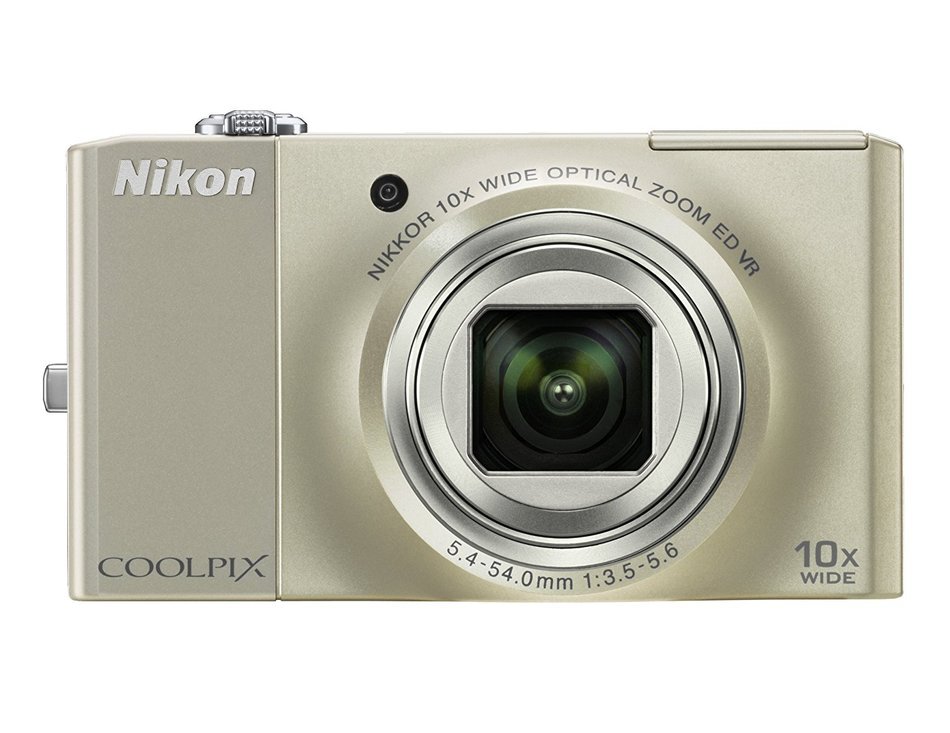 Nikon Coolpix S8000 14 MP Digital Camera with 10x Optical Vibration Reduction (VR) Zoom and 3.0-Inch LCD (Silver)