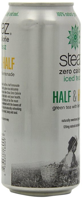 Steaz Zero Calorie Iced Green Tea, Peach Mango, 16 Ounce (Pack of 12) N4