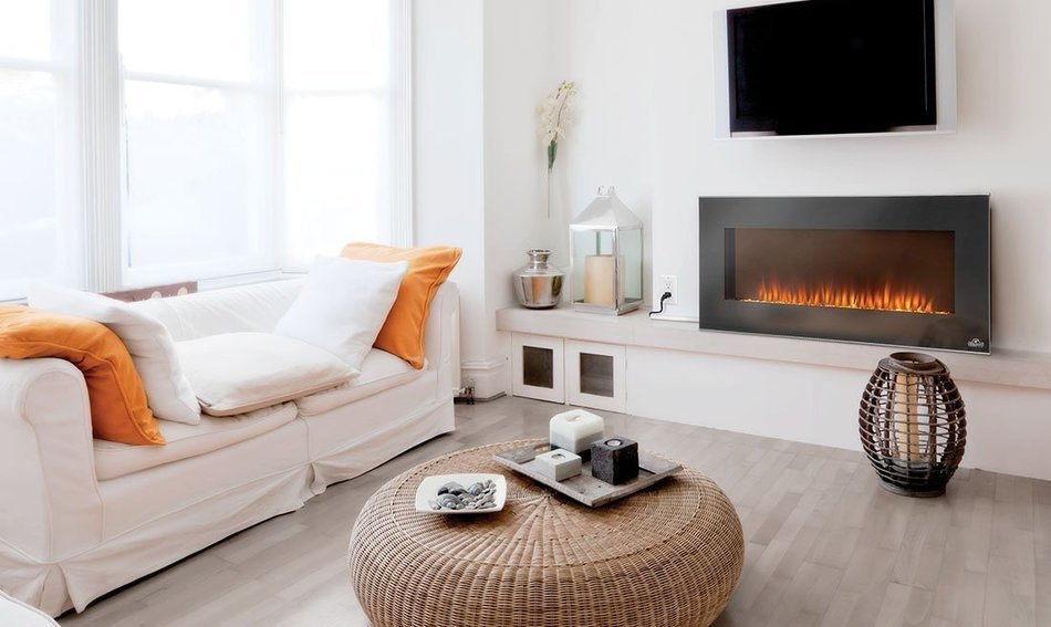 Napoleon EFL42S Azure Series Wall Mount/Built-In Electric Fireplace, 42 Inch N5