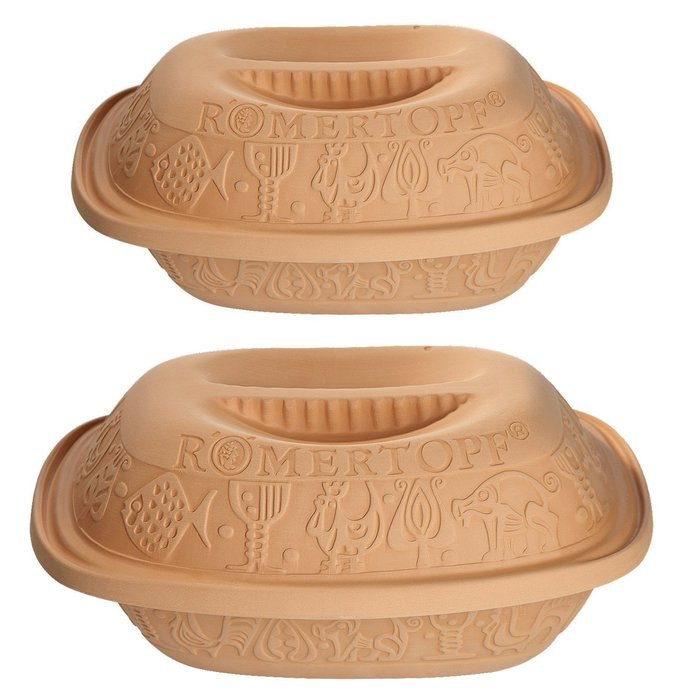Reston Lloyd Original Small and Medium Glazed Romertopf Bundle