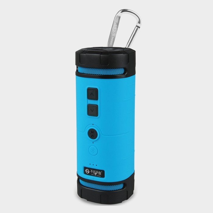 Wireless Bluetooth Speaker Outdoor Sport Shockproof Dust-proof Super Bass Stereo, High-def Sound (Blue)