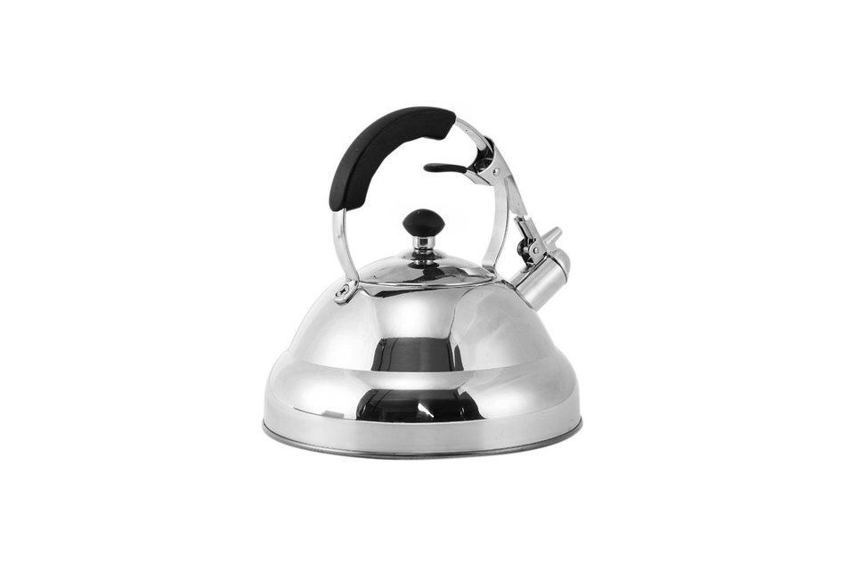 Tea Kettle - Stainless Steel Stovetop Whistling Tea Kettle, 3-Liter by Juvale N3