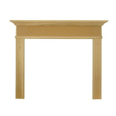 Monticello Fireplace Mantel Surround Shelf Length: 72.5", Finish: Unfinished