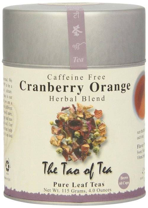 The Tao of Tea, Cranberry Orange Herbal Tea, 4 Ounce Tin N2