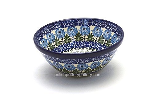 Polish Pottery Bowl - Salad/Cereal - Antique Rose