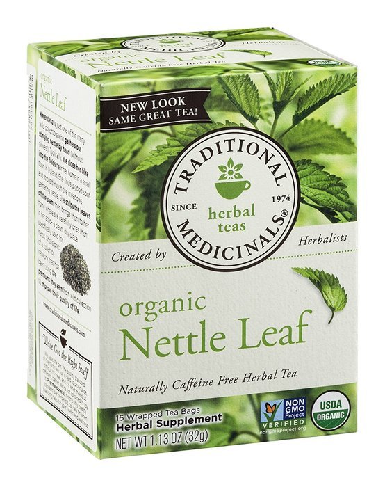 Traditional Medicinals Tea Org Nettle Leaf, 16-Count Boxes (Pack of 3)