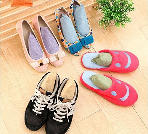 ClouWorld Natural Air Purifying Bags, Air Freshener and Shoe Deodorizer, Odor Eliminator Removes Odors for Fridge... N9