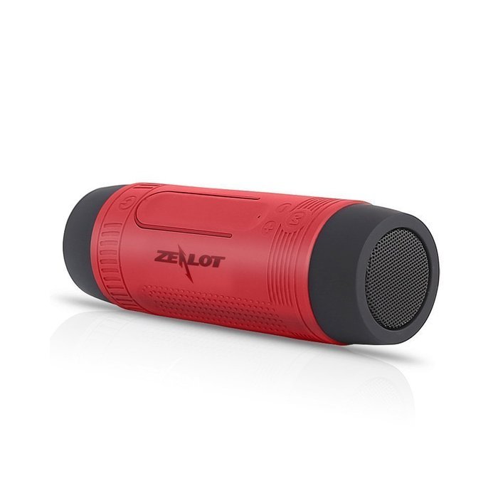 ZEALOT S1 Portable Waterproof Wireless Bluetooth Speaker - Power Bank Output, 3 Mode Flashlight, Hands Free Answering... N3