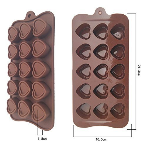 Silicone Cake Mold Cookware 15-hole Double Love Cake Decorating Tool