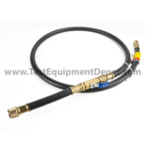 Yellow Jacket 26060 Plus II 3/8" Heavy Duty Combination Charging or Vacuum Hose, 60", Black