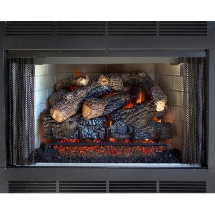 Peterson Gas Logs 24-inch Charred Royal English Oak Logs Only No Burner