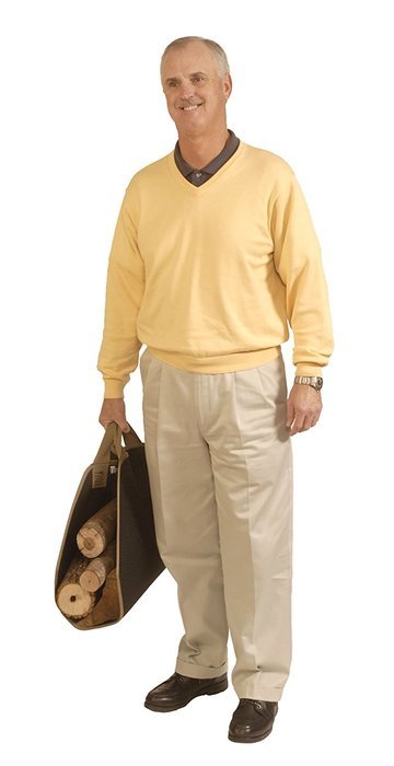 American-made Firewood Carryall (40&rdquo; long x 24&rdquo; wide)(8-13) is made of stylish but tough Polyester Army Duck fabric...