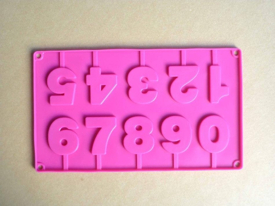 Cookie Icecream Sweet 3d 1-9 Arabic Numerals Shape Chocolate Silicone Mold Cake Decoration Tools Muffin Pan