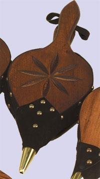 Chimney 68020 Bellows - Oil Finished Pine With Rosette Design
