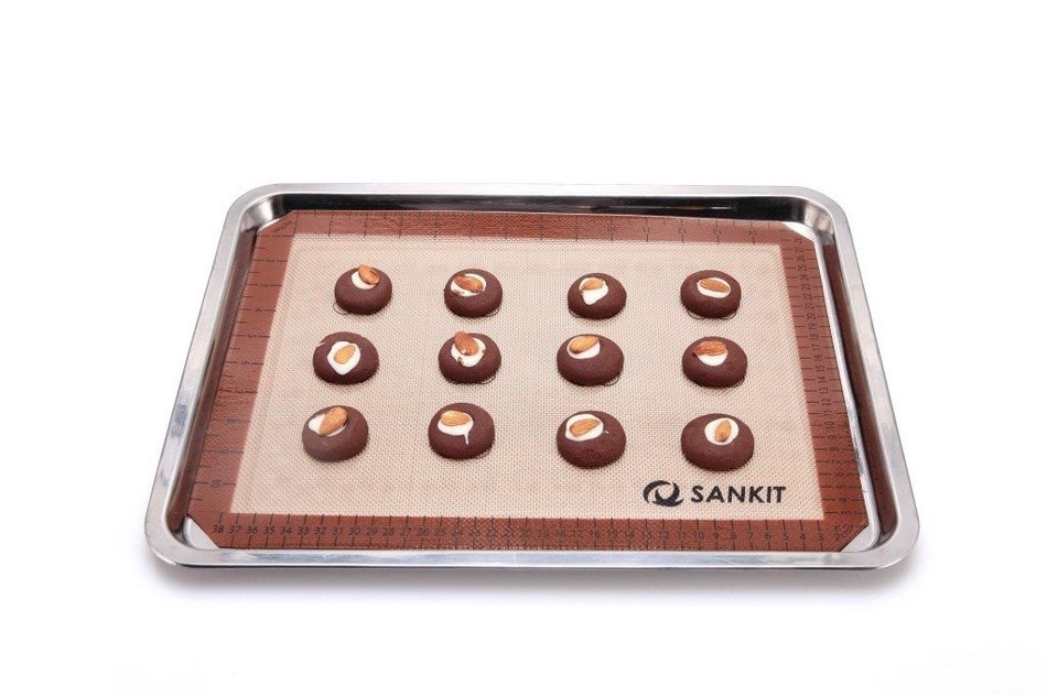 Sankit Premium Silicone Baking Mat,non-stick Reusable Baking Liner,16.5 X 11.8 Inches-blue