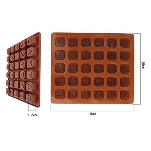 26 Letters Of Alphabet Jelly Fondant Cake Chocolate Mold Silicone Tool Baking