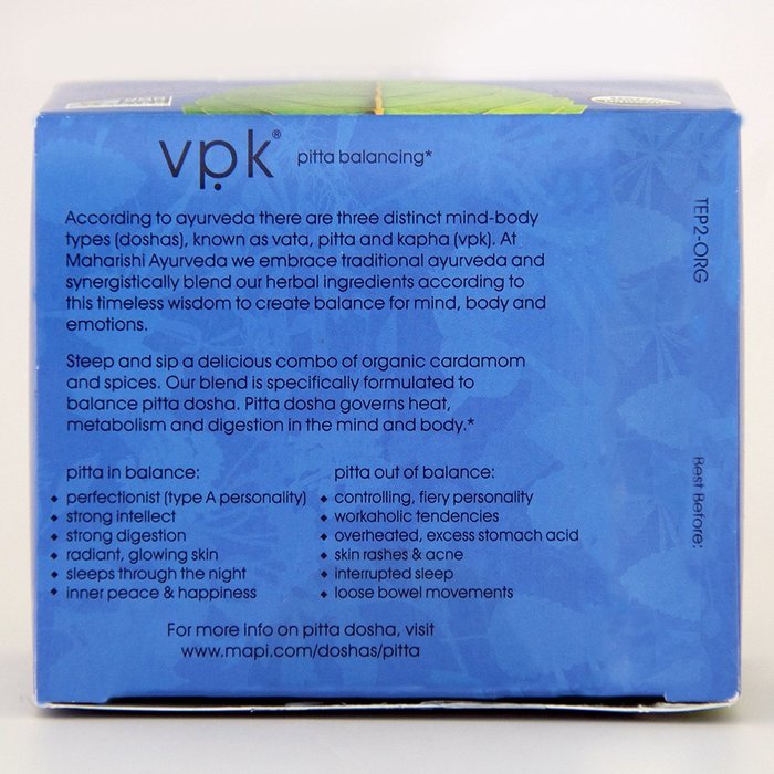 Organic Calming Vata Herbal Tea |16 Tea Bags N11