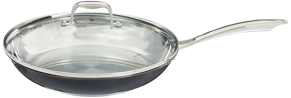 KitchenAid KCS60LCOB Stainless Steel 6.0-Quart Low Casserole with Lid Cookware - Onyx Black N20