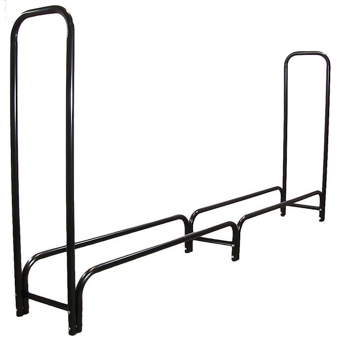 Sunnydaze 8-Foot Firewood Log Rack, Log Rack & Cover COMBO N2